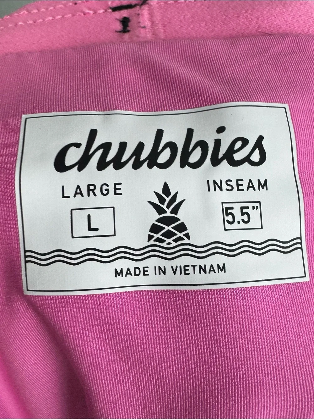 CHUBBIES | The Capes Black & Hot Pink Ultimate Performance Shorts Men’s Size L